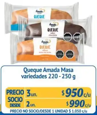 Alvi Queque Amada Masa variedades 220-250 g x 3un oferta