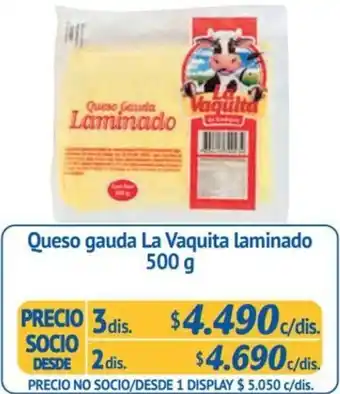 Alvi Queso gauda La Vaquita laminado 500 g x 3dis oferta