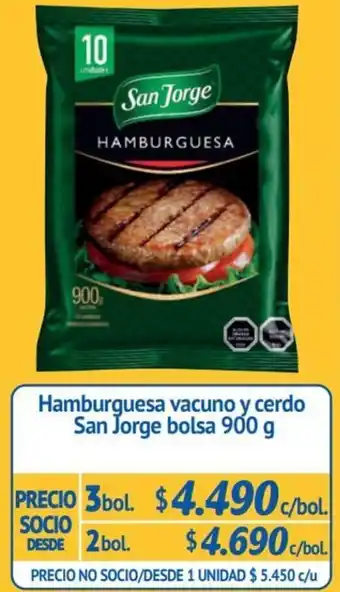 Alvi Hamburguesa vacuno y cerdo San Jorge bolsa 900 g x 3bol oferta