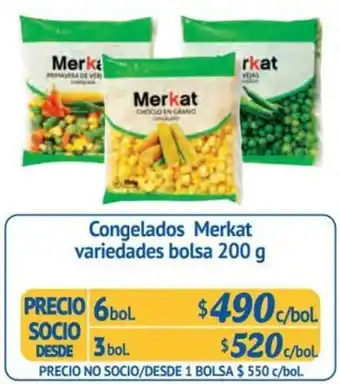 Alvi Congelados Merkat variedades bolsa 200 g x 6bol oferta