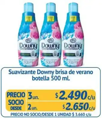 Alvi Suavizante Downy brisa de verano botella 500 ml. x 3un oferta