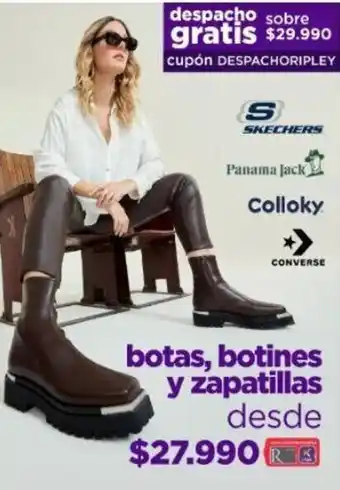 Ripley botas, botines y zapatillas oferta