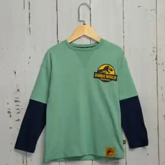 Falabella Jurassic world polera niño manga larga algodón oferta