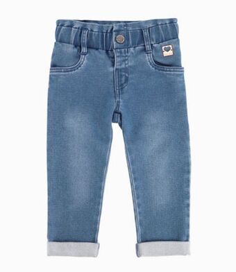 Limonada Jeans bebé niña elasticado denim celeste oferta