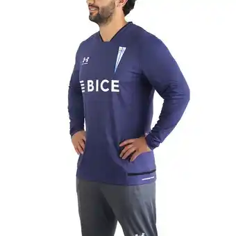Polera entrenamiento uc manga larga azul ´21