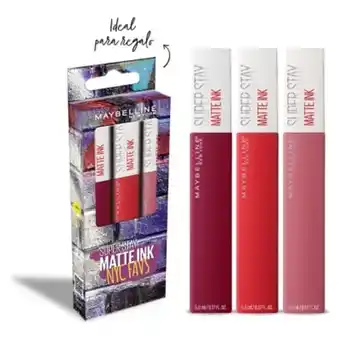 Falabella Set labiales matte ink nyc x3 maybelline oferta