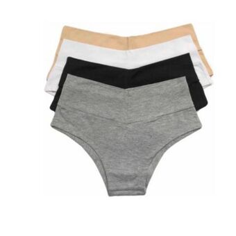 Linio Pack 6 calzones bikinis tiro alto algodón nuevo peruano oferta