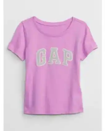 Polera gap logo manga corta toddler girl morada