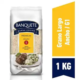 Unimarc Arroz banquete g1 premium largo ancho 1 kg oferta