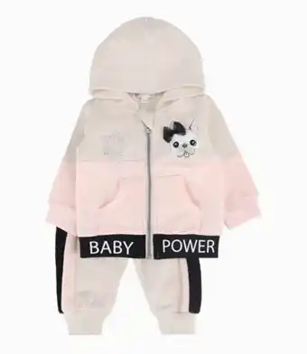 Buzo baby power recién nacida crudo limonada