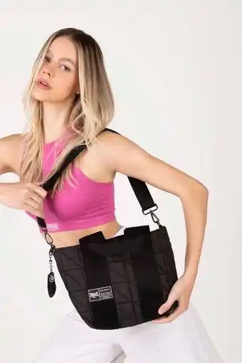 Bolso tote quilted grant negro everlast