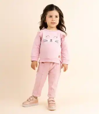 Limonada Conjunto buzo bebé niña con conejito rosado oferta