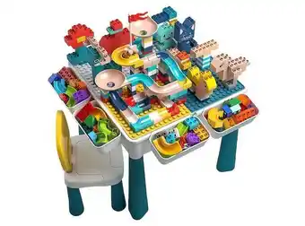 Ripley Juego de rol infantil unisex con legos, cajas, mesa y silla oferta