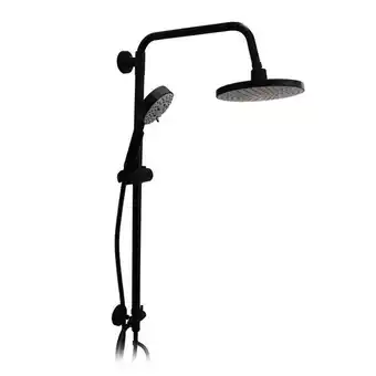 Columna de ducha venti negro matte