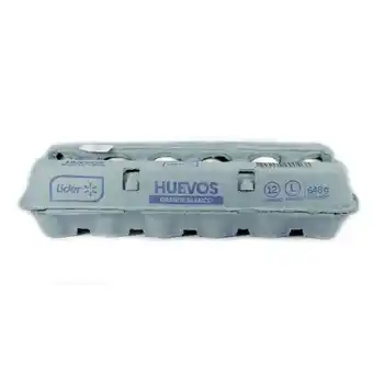 Super Bodega a Cuenta Huevo grande blanco 12u lider oferta