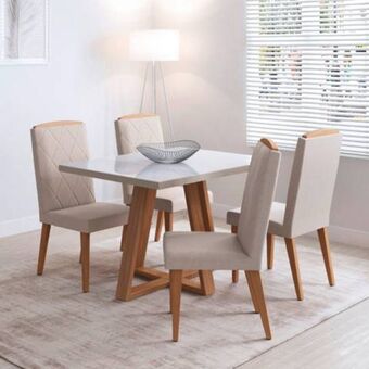 Linio Juego de comedor 4 puestos mara oferta