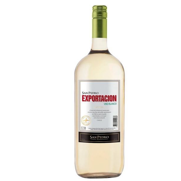 Supermercado El Trébol Vino san pedro exportación blanco botella 1500 cc oferta
