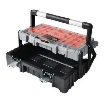 Caja herramientas plástica. con organizador 58 cm