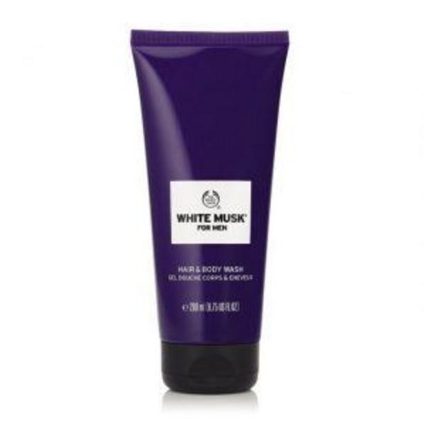 The Body Shop Gel limpieza para cuerpo y cabello white musk for men oferta