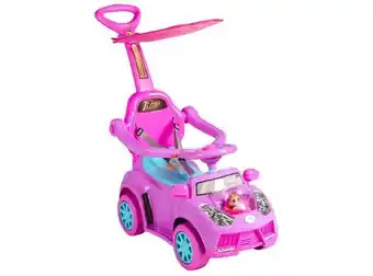 Auto correpasillo con guiador rueda de eva pink latiendadelbebe