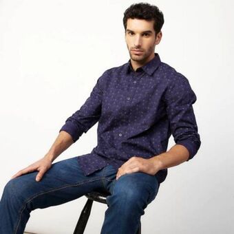 Linio Newport camisa casual manga larga algodón hombre oferta