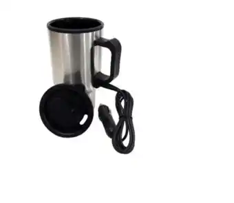 Mug térmico portátil con conexión para auto 12v