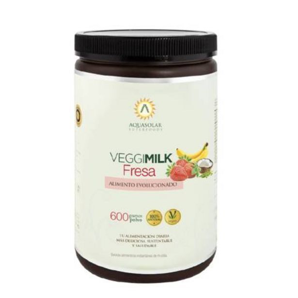 Linio Leche vegetal veggimilk frutilla- aquasolar 600gr oferta