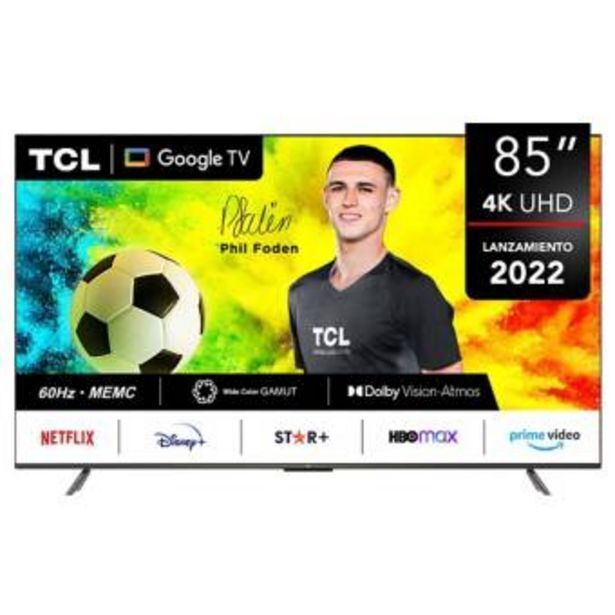 Linio Led 85 tcl 85p735 4k hdr smart tv google tv oferta