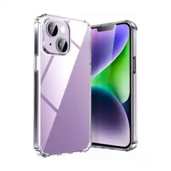 Linio Carcasa para iphone 14 plus transparente reforzada oferta