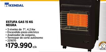 Construmart Estufa a gas kendal oferta