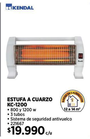 Construmart Estufas kendal oferta