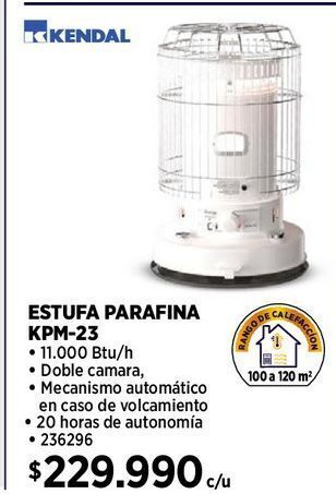 Construmart Estufa parafina kendal oferta