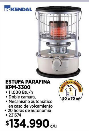 Construmart Estufa parafina kendal oferta