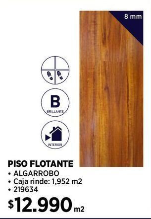 Construmart Piso flotante oferta