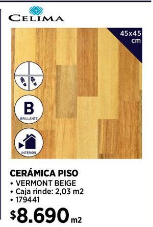 Construmart Cerámica piso celima oferta