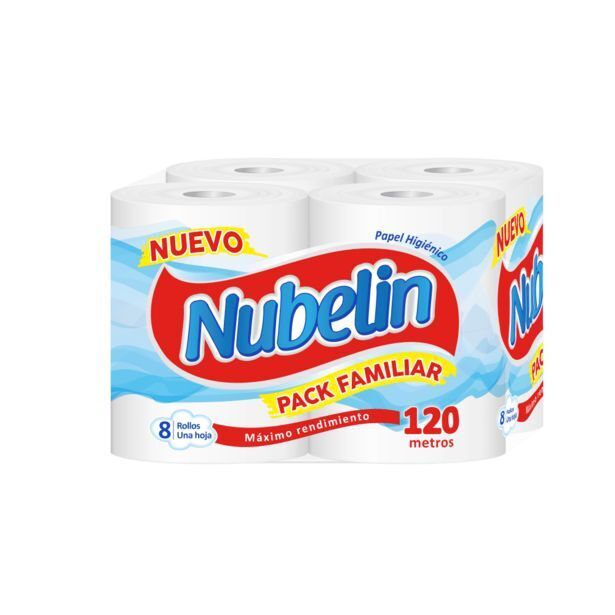 Unimarc Papel higienico nubelin 8 un (120 m) oferta