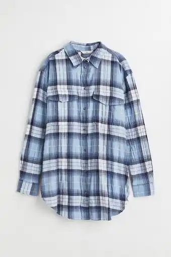 H&M Camisa en algodón arrugado oferta