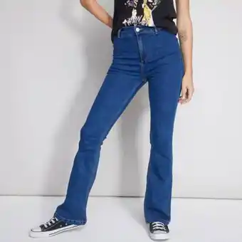 Linio Americanino jeans flare tiro alto mujer oferta