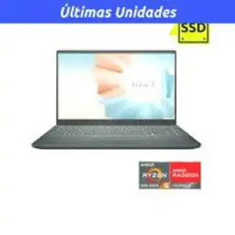 Notebook modern 14 b5m 14 fhd amd ryzen 5 5500u 8gb 265gb ssd windows 11 carbon gray