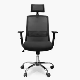 Linio Silla de escritorio cuba alta brazo reg y cabecero form oferta