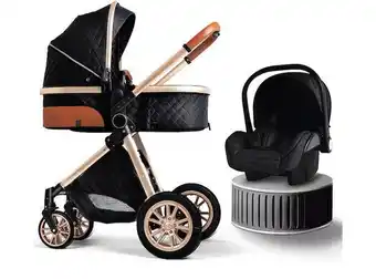 Ripley Coche bolina voyage black con silla nido oferta