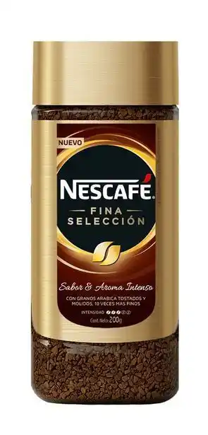 Unimarc Café instantáneo liofilizado nescafé fina selección frasco 200 g oferta