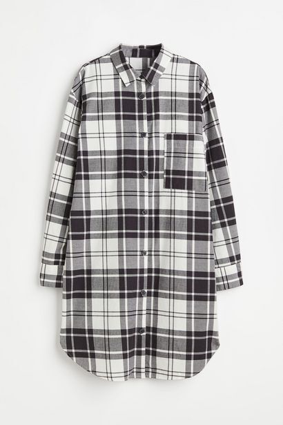 H&M Camisa de dormir de franela oferta