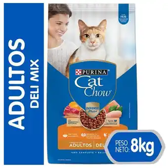 Unimarc Alimento para gato cat chow adulto delimix 8 kg oferta
