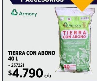 Construmart Tierra con abono oferta