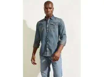 Ripley Camisa truckee ls shirt acdi denim guess oferta