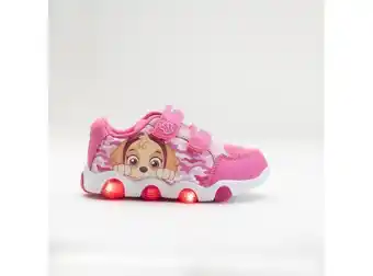 Zapatilla luces niña skye smile rosado paw patrol