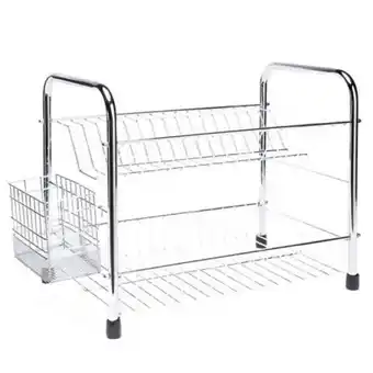 Linio Secaplatos 2 pisos acero inoxidable mica oferta