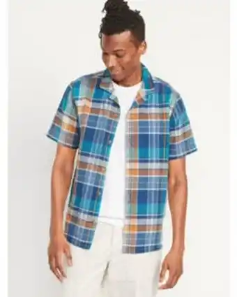 Outlet Surprice Camisa de lino manga corta hombre oferta