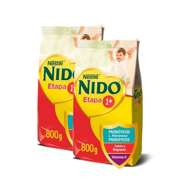 Supermercado El Trébol Leche nido 1+ 800 gr. pack ahorro 2 unidades oferta